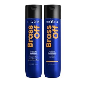 Shampoo & conditioner brass off purple shampoo matrix toning shampoo